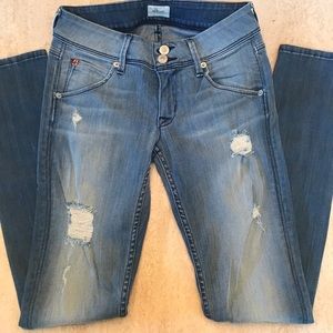 New Hudson Jeans- Distressed New without tags